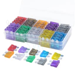 120 Standard Blade Auto Car Assorted Fuses Assortment Kits Sets 2A-35A With Box