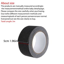 5CM X 5M Heavy Duty Anti Slip Tape Waterproof Outdoor Grip Tape For Stair Steps Ramp Skateboards Adhesive Non Slip Strips