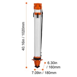 SucceBuy Laser Level Tripod Stand 5/8" Thread Mount 16.53-65.55 inch Height Adjustment Heavy Duty Survey Tripod for Construction