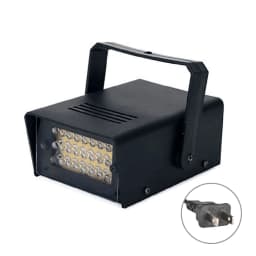 Remote Control Flash LED White Adjustable Speed KTV DJ Disco Party Strobe Light
