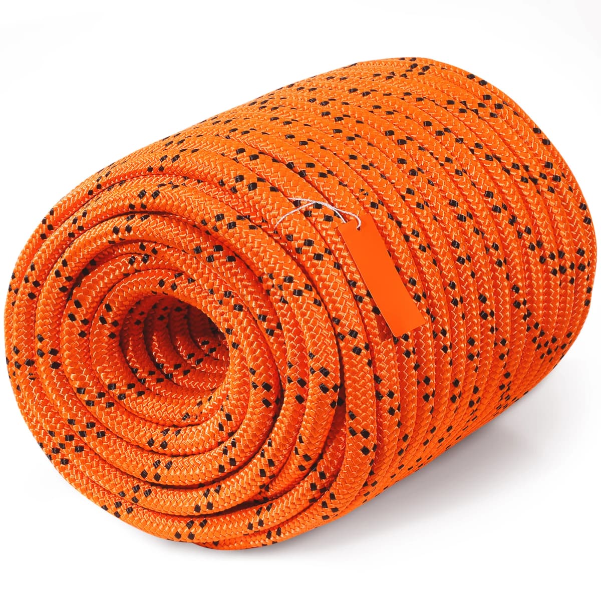 SucceBuy 220 ft Dual-Weave Polyester Rope 48-Strand Outdoor Accessories Emergency Cord for Camping Swinging Rappelling Rescue