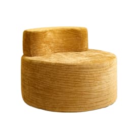 Compressed beanbag sofa, comfortable and skin-friendly chenille fabric, high-elasticity foam single sofa chair