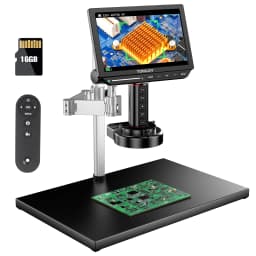 TOMLOV Autofocus Microscope TM4K-AF Max 4K Digital Microscopes HDMI 10.1' Soldering Microscopio LED Light for Electronic Repair