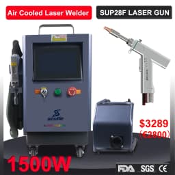 2000W Air Cooled Laser Welder 4 in 1 Strong Cutting Welding Cleaning for Metal Fiber Laser Welding Machine Solder Air Cooling