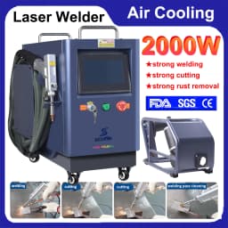 2000W Air Cooled Laser Welder 4 in 1 Strong Cutting Welding Cleaning for Metal Fiber Laser Welding Machine Solder Air Cooling