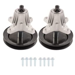 2 Pack Lawnmower Main Shaft Compatible with 918-04822A 618-04422 918-04822B 618-04822A 618-04889 618-04889A 618-04950 918-04822