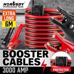 HORUSDY 6M 3000AMP Jumper Leads Long Surge Protection Car Boost Cables Alarm Indicator