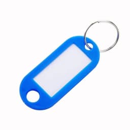 100PCS ABS Plastic Keyring Travel Luggage Tags Key Tags ID Tags Name Label Tag