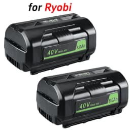 1/2/4Pcs OP4040A1 8.0Ah 40V MAX Li-Ion Battery Replace for Ryobi OP4015 OP4026 OP40401 OP4050 OP40501 OP4060A Tools Battery pin