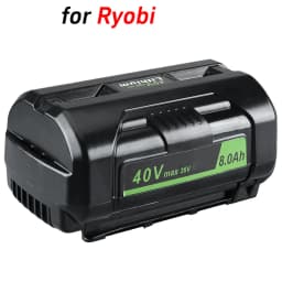 1/2/4Pcs OP4040A1 8.0Ah 40V MAX Li-Ion Battery Replace for Ryobi OP4015 OP4026 OP40401 OP4050 OP40501 OP4060A Tools Battery pin
