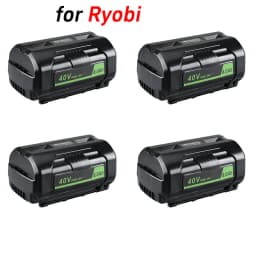 1/2/4Pcs OP4040A1 8.0Ah 40V MAX Li-Ion Battery Replace for Ryobi OP4015 OP4026 OP40401 OP4050 OP40501 OP4060A Tools Battery pin