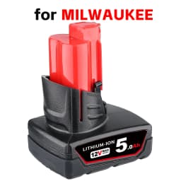 VANON 1/2/4Pack M12 5.0Ah 12V Replace for Milwaukee MWL1803 48-11-2401 48-11-2402 48-11-2420 Cordless Power Tools Battery pin
