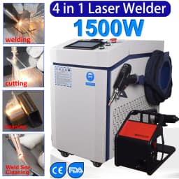 Raycus 1500W Laser Welder Handheld 4-in-1 Fiber Laser Welding Cutting Cleaning Soldering Machine for Metal