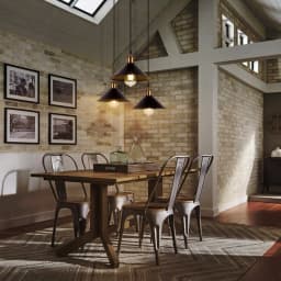 3 Pieces Industrial Pendant Light Black Adjustable Metal Retro Hanging Industrial Loft Retro Pendant Light Horizontal Ceiling