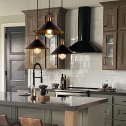 3 Pieces Industrial Pendant Light Black Adjustable Metal Retro Hanging Industrial Loft Retro Pendant Light Horizontal Ceiling
