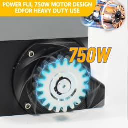 PORIYA Electric Automatic Sliding Gate Opener 2000KG Motor W/ 6 Remote & APP Control
