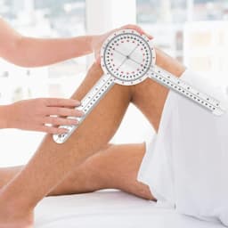 12 Inch Goniometer Transparent Orthopedic Angle Ruler Goniometer 360 Degree Spinal Goniometer For Body Measuring