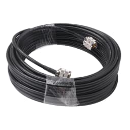 15M UHF Coaxial Cable RG58 Coax Cable PL259 Cable 50 Ohms CB Radio Antenna Cable UHF Male To UHF Male Low Loss UHF