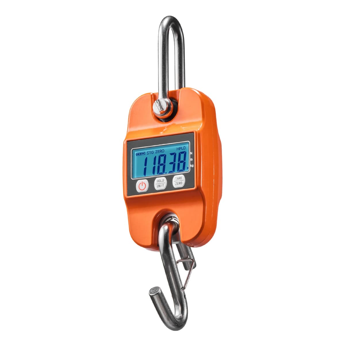 SucceBuy 880 lbs/400 kg Digital Crane Scale Handheld Hanging Scale with LCD Display 0.2 lbs Division for Farm Hunting Fishing