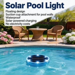 solar floating pool light 4pc with Remote Control creative small animal pattern, LED color changing, can be attached to the wall