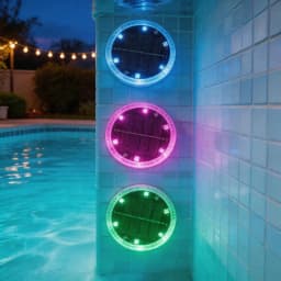 solar floating pool light 4pc with Remote Control creative small animal pattern, LED color changing, can be attached to the wall