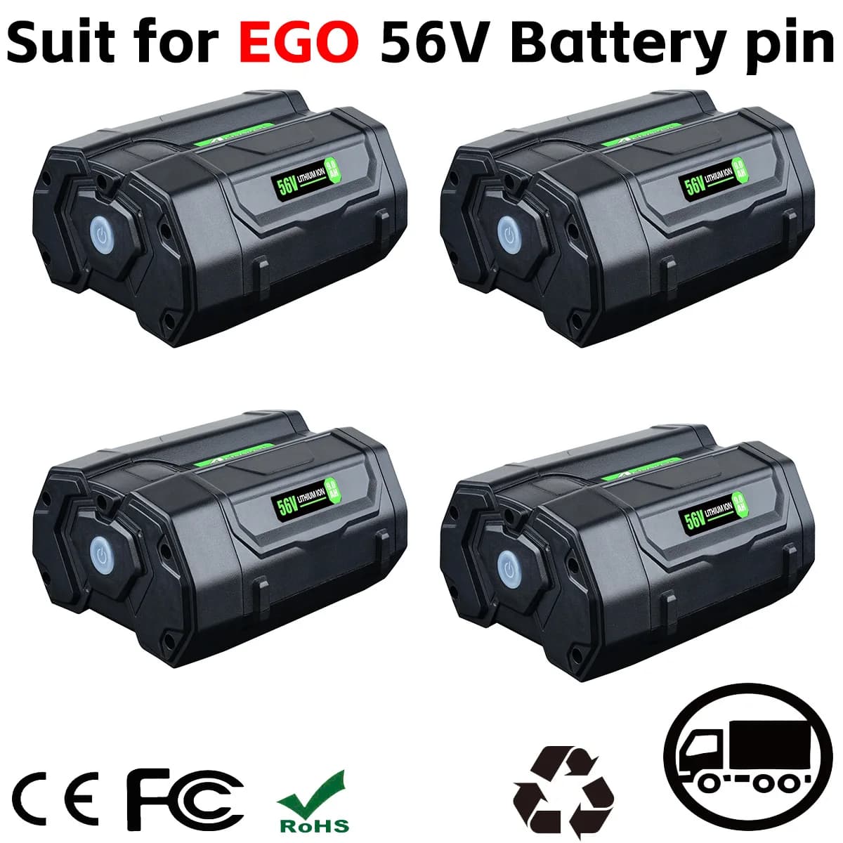 BA5600T 9.0Ah 1/2/4Pack MAX Lithium Battery Replace for EGO BA2800 BA4200 BA1400 CS1804 HT2400 Cordless Power Tool Battery pin
