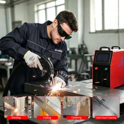 Portable 1300W Air Cooled Handheld Laser Welding Machine 4 IN1 Welder for Metal Stainless Steel Aluminum