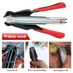 Hog Ring Gun Pliers C Clip Auto Feed Fence Fencing Nailer Wire Ringer 2500pcs