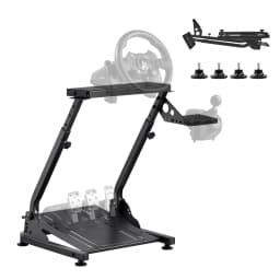 SucceBuy Racing Wheel Stand Adjustable Stand for Logitech G29 G27 G920 G923 Thrustmaster T300RS T300GT T248 TS-PC TSXW Cockpit