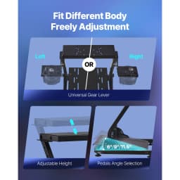 SucceBuy Racing Wheel Stand Adjustable Stand for Logitech G29 G27 G920 G923 Thrustmaster T300RS T300GT T248 TS-PC TSXW Cockpit