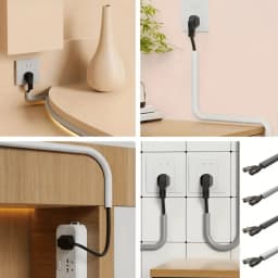 1PC 1/3M Self-Adhesive PVC Cable Management Strip Decorative Wire Protection Strip Suitable for Covering Wires on Walls Floors