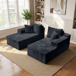 Space Saving Vacuum Sofa, Modern Modular Sectional Couch, Thick Foam Soft Cushion, No Tools Easy Assembly Living Room Furniture