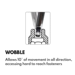 Wobble Extension Set, 9 PCS 1/4 3/8 1/2, Ratchet Extension Set, Socket Adapter