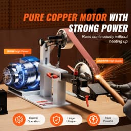 SucceBuy Belt Grinder Sander 72x 2-Inch Variable Speed Polisher 1500W Polishing Grinding Machine for Metalworking Knife Making