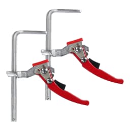 Allsome 2pcs Ratcheting Quick Release Clamp , For MFT and Guide Rail System, Bar Clamp