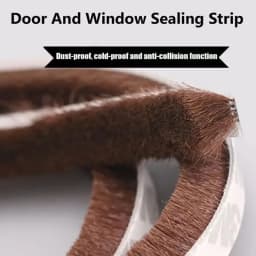 Strong Adhesive And Self-adhesive Wool Strip For Doors And Windows, Windproof, Soundproof, And Soft Wool Strip 5/10/20 Meters