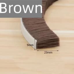 Strong Adhesive And Self-adhesive Wool Strip For Doors And Windows, Windproof, Soundproof, And Soft Wool Strip 5/10/20 Meters
