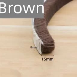 Strong Adhesive And Self-adhesive Wool Strip For Doors And Windows, Windproof, Soundproof, And Soft Wool Strip 5/10/20 Meters