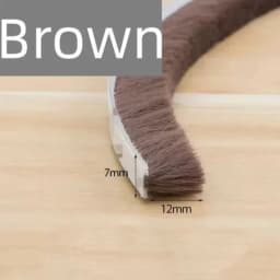 Strong Adhesive And Self-adhesive Wool Strip For Doors And Windows, Windproof, Soundproof, And Soft Wool Strip 5/10/20 Meters
