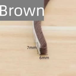 Strong Adhesive And Self-adhesive Wool Strip For Doors And Windows, Windproof, Soundproof, And Soft Wool Strip 5/10/20 Meters