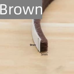 Strong Adhesive And Self-adhesive Wool Strip For Doors And Windows, Windproof, Soundproof, And Soft Wool Strip 5/10/20 Meters