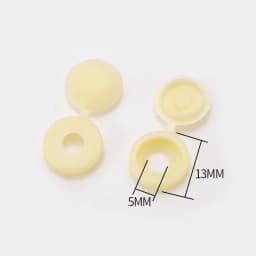 100Pcs Hinged Plastic Screw Cap Cover Fold Snap Protective Cap Button For Car Furniture Decorative Nuts Cover Bolts Hardware