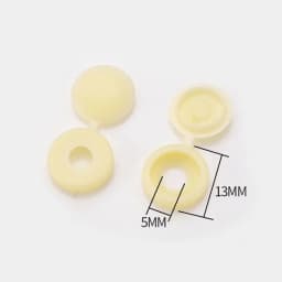 100Pcs Hinged Plastic Screw Cap Cover Fold Snap Protective Cap Button For Car Furniture Decorative Nuts Cover Bolts Hardware