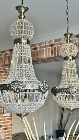Retro Royal Empire Glass Crystal Chandelier Lights Decor Pendant Ceiling Lamp