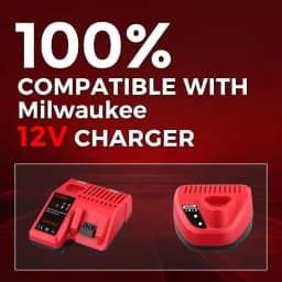 VANON 1/2/4Pack 8.0AH Replace for Milwaukee M18 18V Rechargeable tools 48-11-1815 2604-20 48-11-1850 battery pin