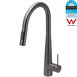**Sydney Stock** KYLINS SUS304 Brushed Nickel Pull Out Kitchen Mixer Tap Sink Water Faucet Single Handle WaterMark Wels