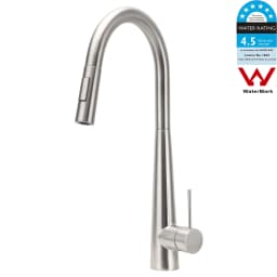 **Sydney Stock** KYLINS SUS304 Brushed Nickel Pull Out Kitchen Mixer Tap Sink Water Faucet Single Handle WaterMark Wels