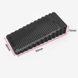 10PCS Door Stopper Thick Rubber Wedge Floor Carpet Heavy Duty Door Stop Security