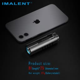 IMALENT LD70 EDC Powerful Flashlight CREE XHP LED 4000 Torch Rechargeable Bright Lanterna for Searching Hiking