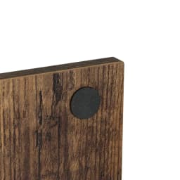 Bedside Table Shelf Side End Table Storage Nightstand Rust Oak Modern Wooden Organizer